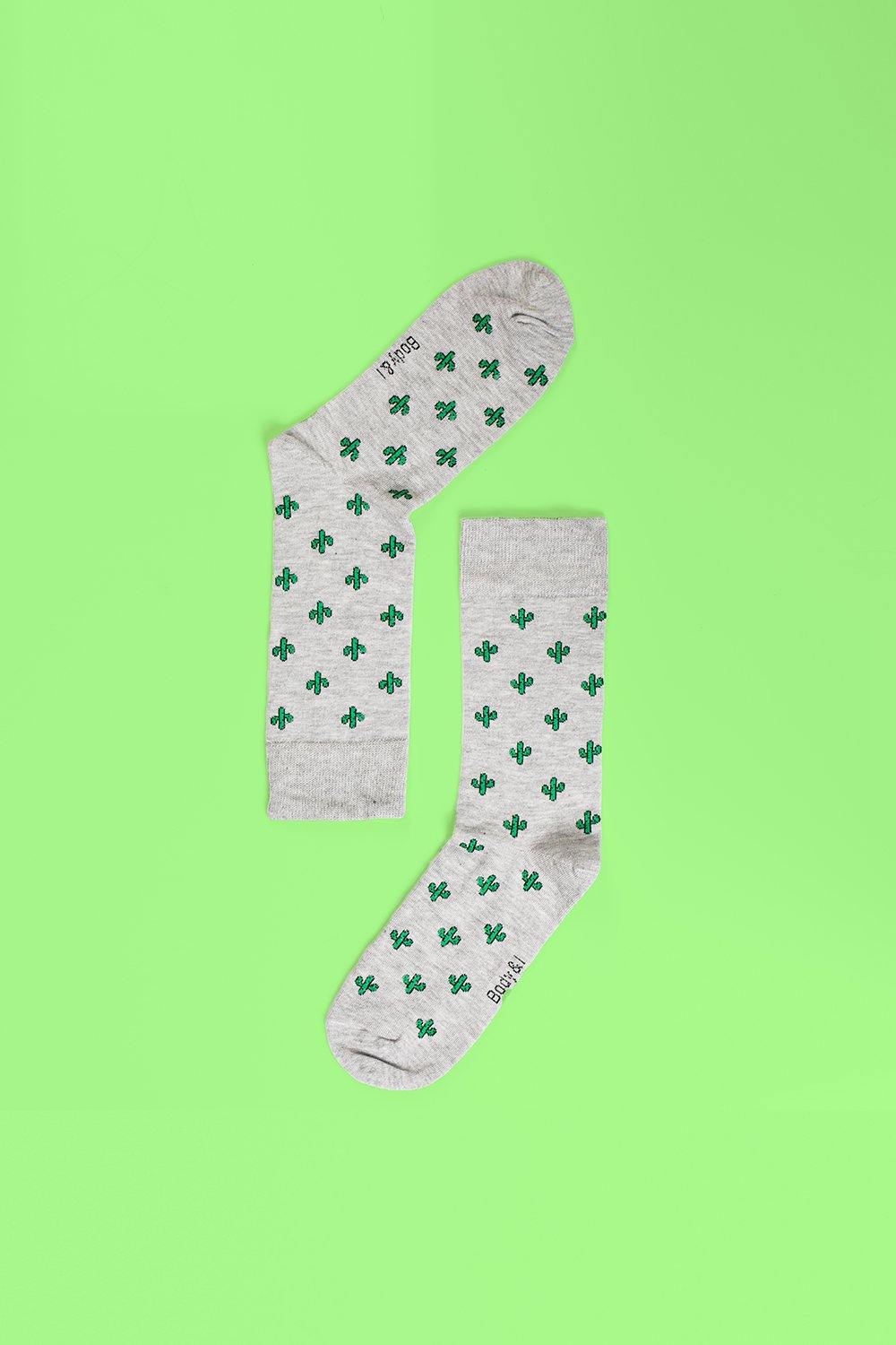 Cactus Pattern Socks - Body and I