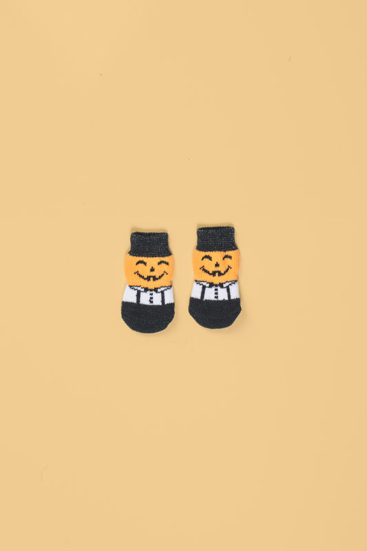 Pumpkin Love Pet Socks - Pack of 3