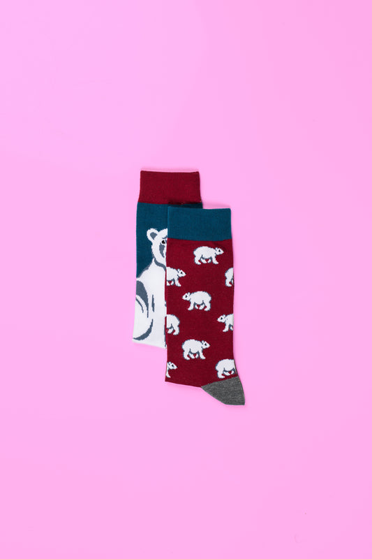 Animal Mismatch Socks - Pack of 4