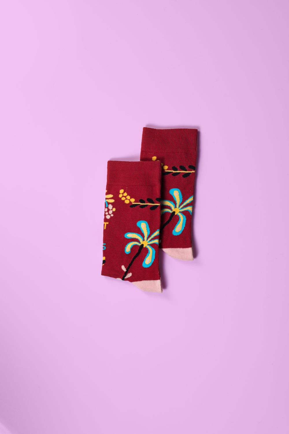 Red Flowers Socks