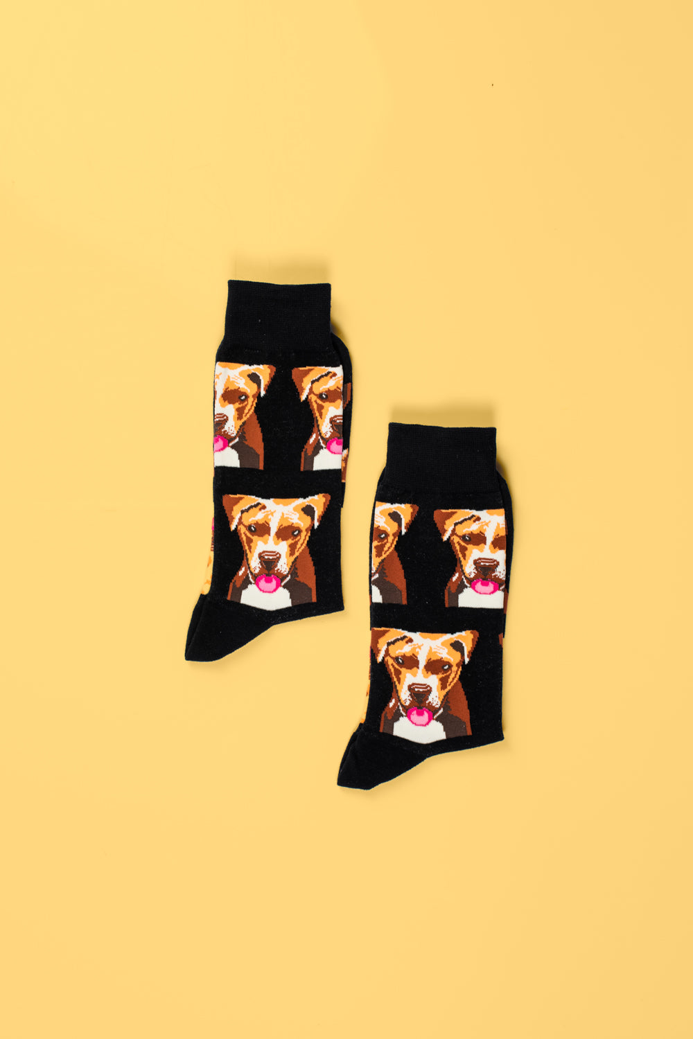 Dog Pattern Socks - Pack of 4