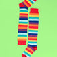 Calf-Length Rainbow Stripe Socks - Body and I