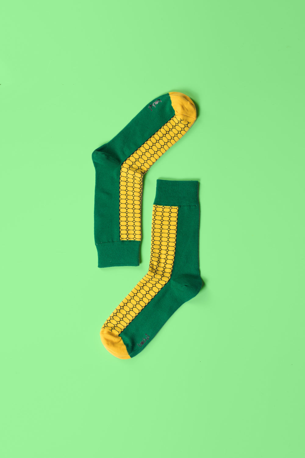 Corn Cartoon Socks