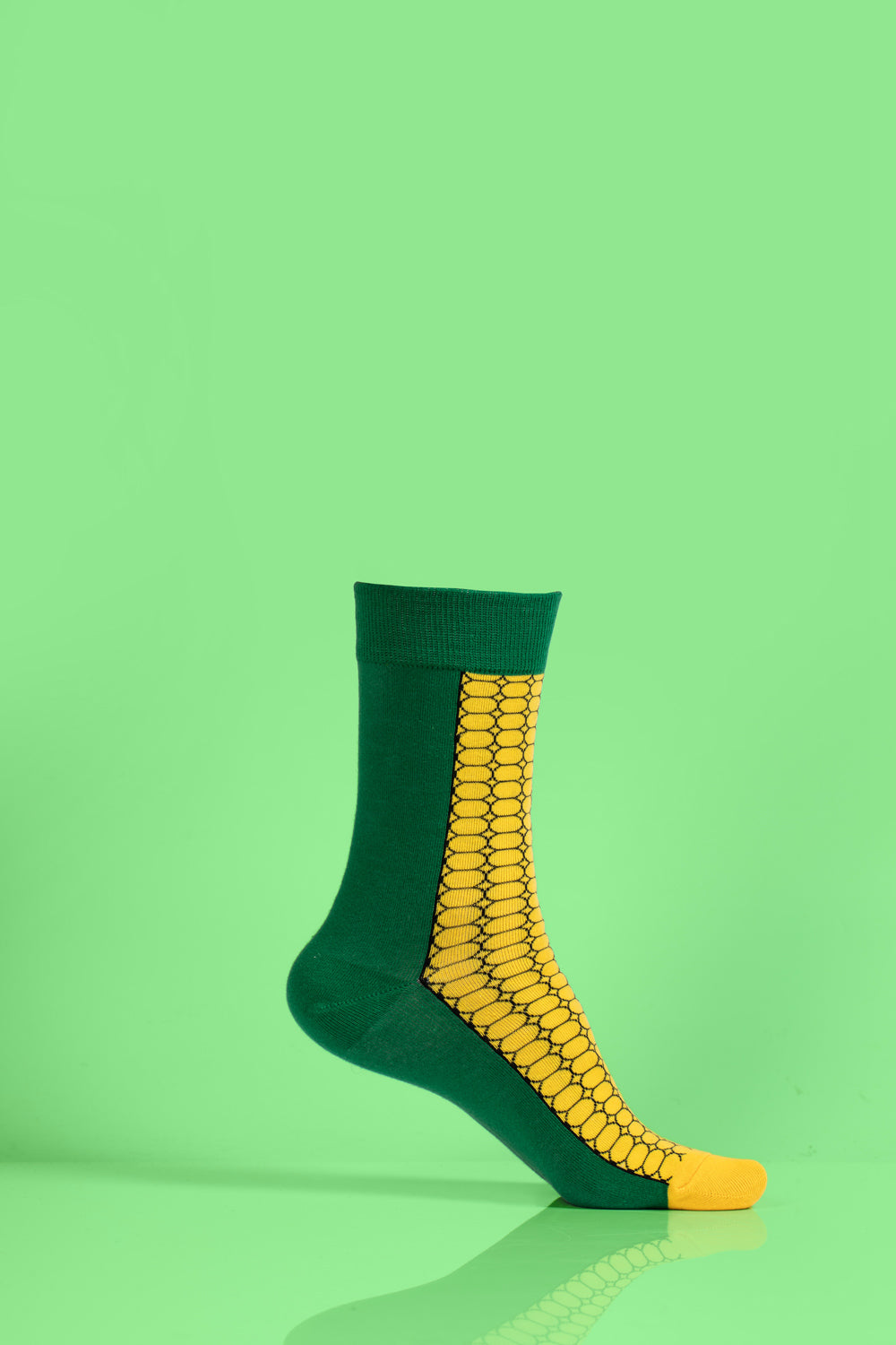 Corn Cartoon Socks