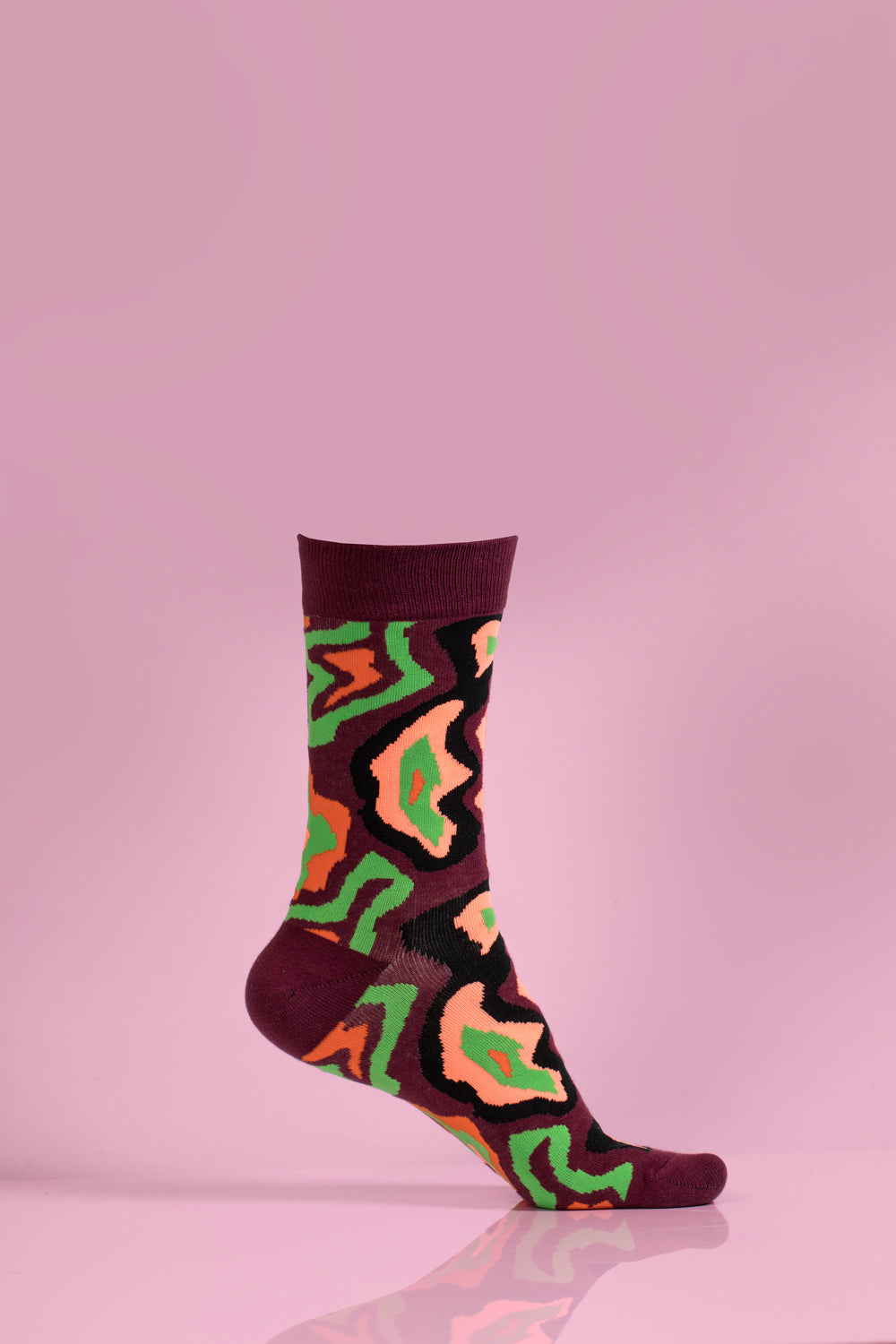 Autumn Colour Swirl Socks