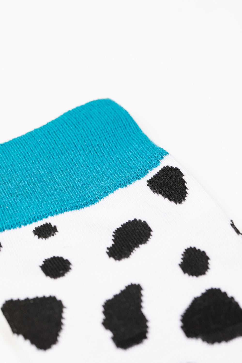 socks with white, black and blue colour 