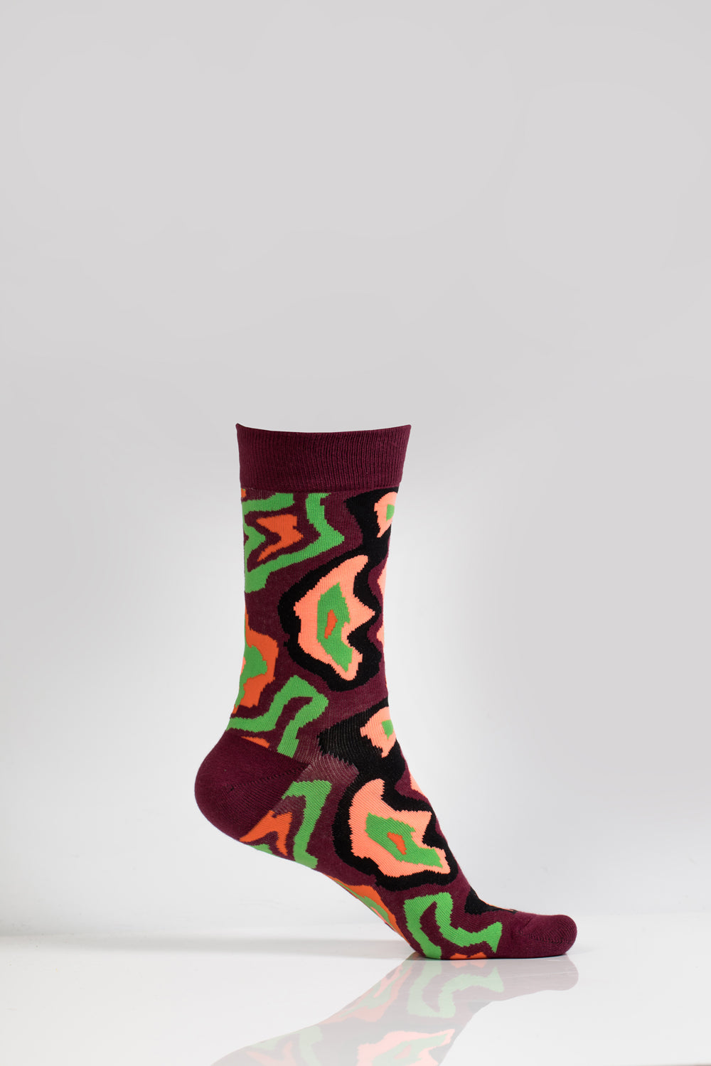 Autumn Colour Swirl Socks